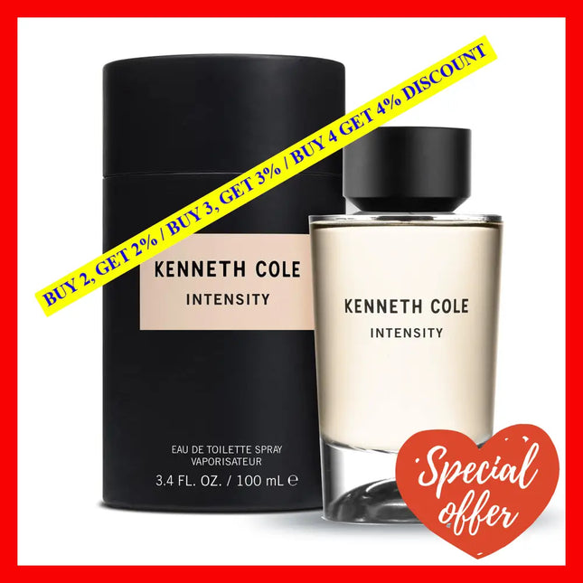 Intensity By Kenneth Cole For Men - 3.4 Oz Edt Spray