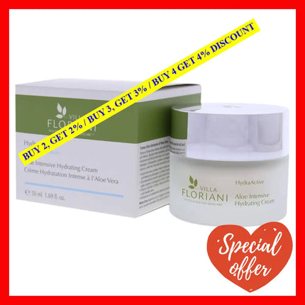 Intensive Hydrating Cream - Aloe By Villa Floriani For Women 1.69 Oz
