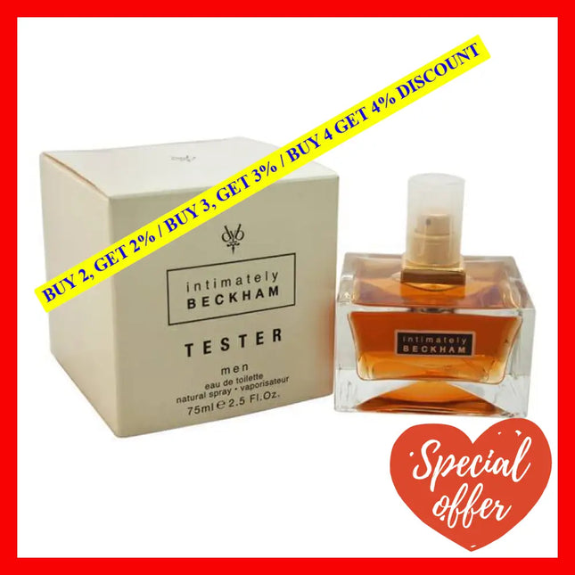 Intimately Beckham By David For Men - 2.5 Oz Edt Spray (Tester)