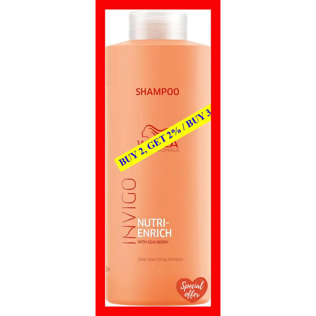 Invigo Nutri-Enrich Deep Nourishing Shampoo By Wella For Unisex - 33.8 Oz