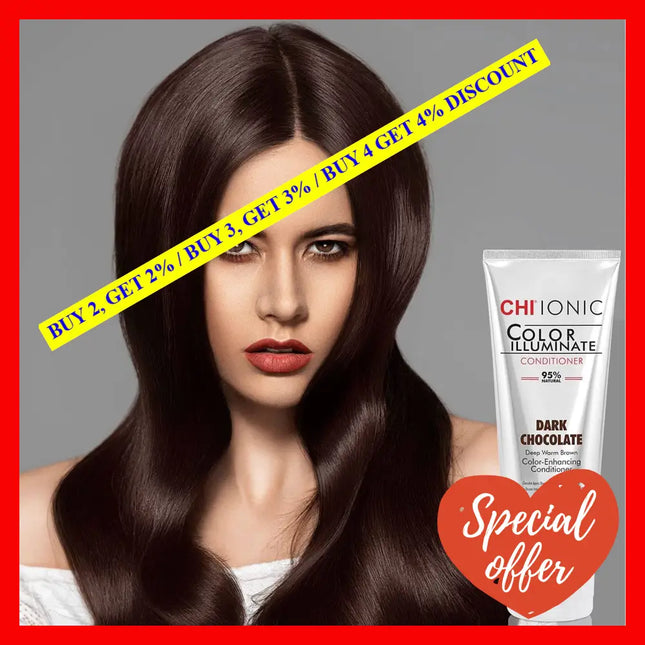 Ionic Color Illuminate Conditioner - Dark Chocolate By Chi For Unisex 8.5 Oz