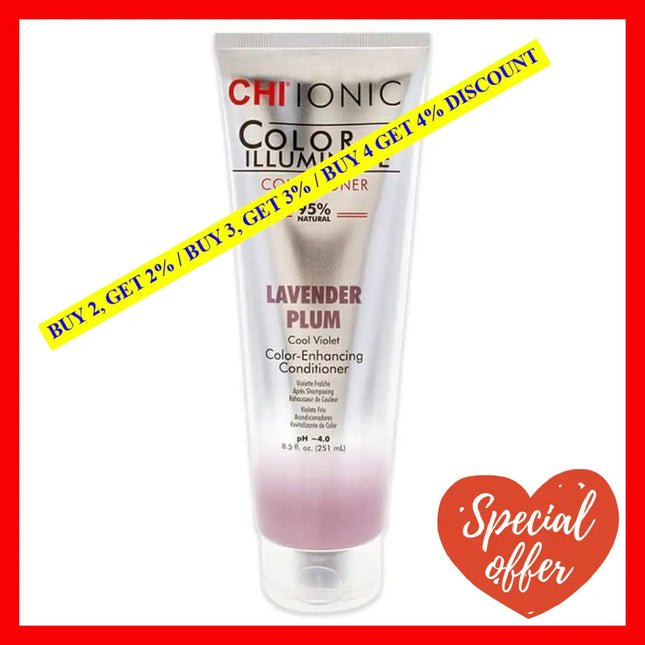 Ionic Color Illuminate Conditioner - Lavender Plum By Chi For Unisex 8.5 Oz Hair