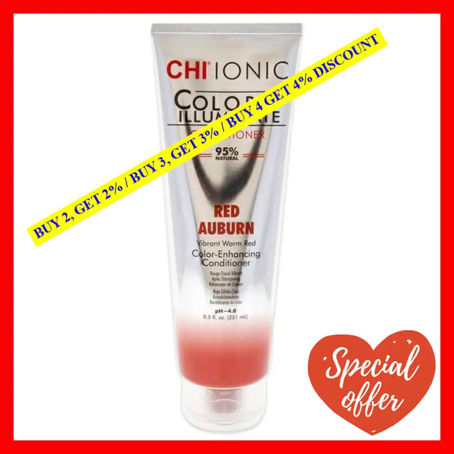 Ionic Color Illuminate Conditioner - Red Auburn By Chi For Unisex 8.5 Oz Hair