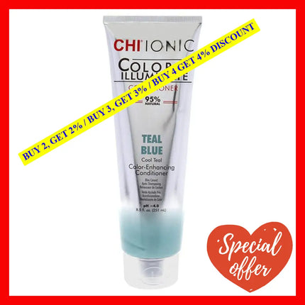 Ionic Color Illuminate Conditioner - Teal Blue By Chi For Unisex 8.5 Oz Hair