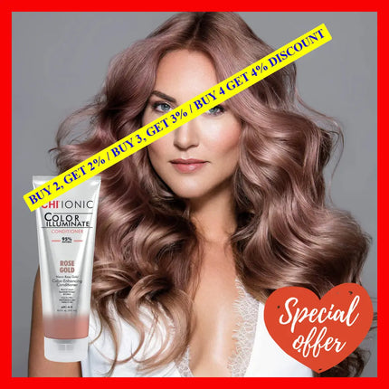 Ionic Color Illuminate - Rose Gold Conditioner By Chi For Unisex 8.5 Oz