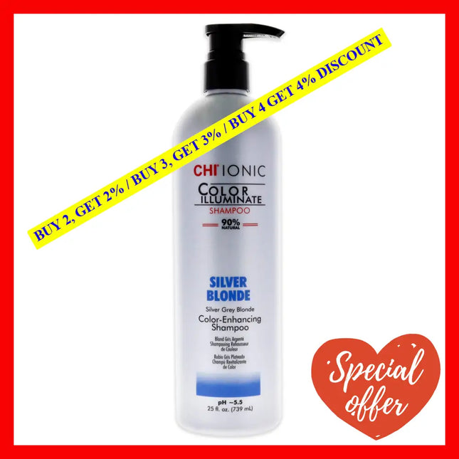 Ionic Color Illuminate Shampoo - Silver Blonde By Chi For Unisex 25 Oz