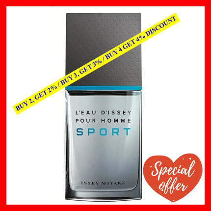 Issey Miyake L’eau D’issey Sport 3.3 Oz / 100 Ml Eau De Toilette For Men