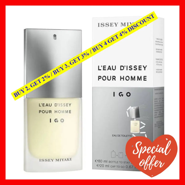 Issey Miyake Men Set Eau De Toilette For 2.5 Oz / 74 Ml