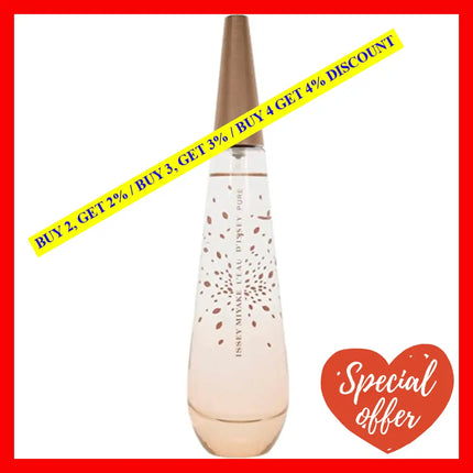 Issey Miyake Pure Petale De Nectar Eau Toilette For Women 3.0 Oz / 90 Ml