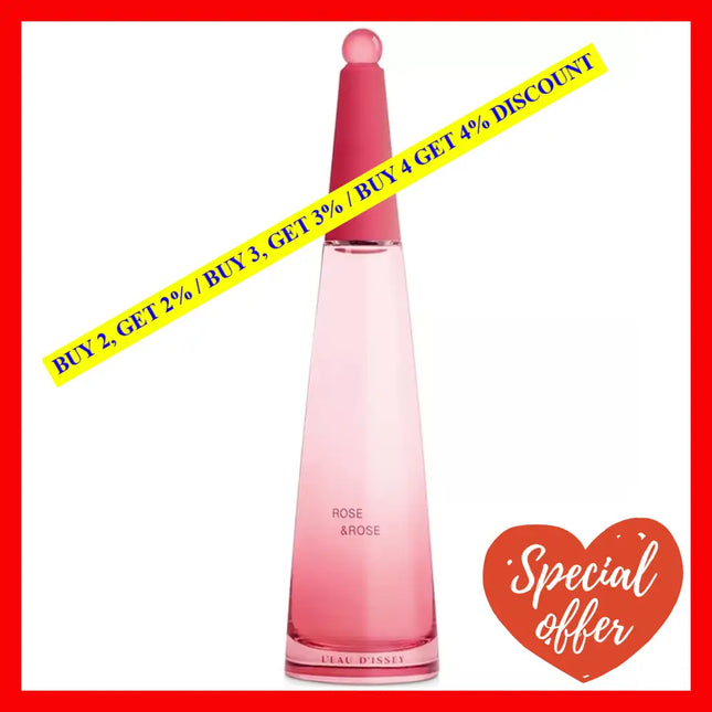 Issey Miyake Rose And Eau De Toilette For Women 3.0 Oz / 90 Ml