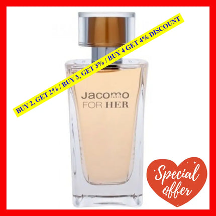 Jacomo For Her Eau De Parfum Women 3.4 Oz / 100 Ml