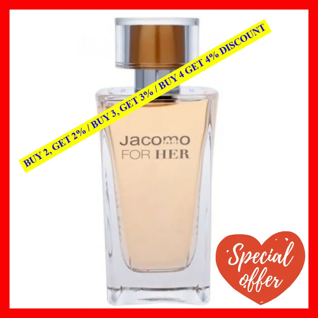 Jacomo For Her Eau De Parfum Women 3.4 Oz / 100 Ml