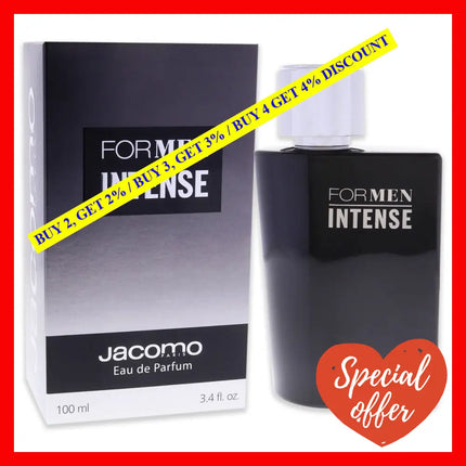 Jacomo For Men Intense By For - 3.4 Oz Edp Spray
