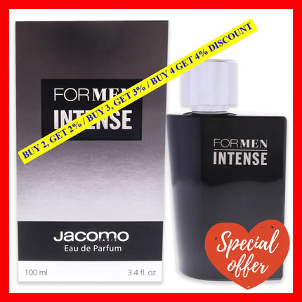 Jacomo For Men Intense By For - 3.4 Oz Edp Spray