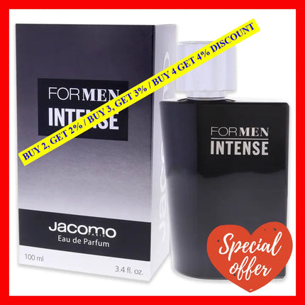 Jacomo For Men Intense By For - 3.4 Oz Edp Spray
