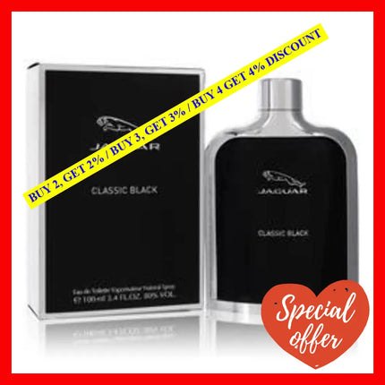 Jaguar Classic Black By For Men - 3.4 Oz Edt Spray