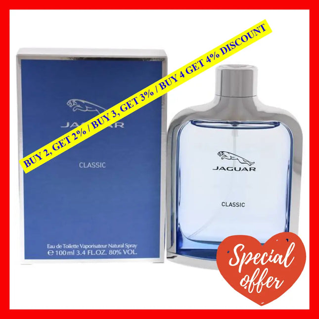 Jaguar Classic By For Men - 3.4 Oz Edt Spray