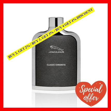 Jaguar Classic Chromite By For Men - 3.4 Oz Edt Spray