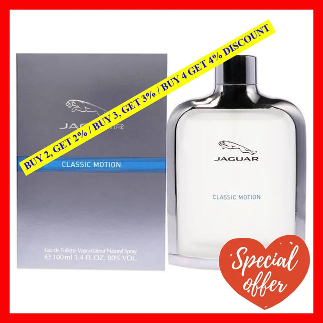 Jaguar Classic Motion By For Men - 3.4 Oz Edt Spray