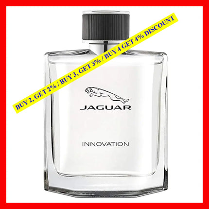 Jaguar Innovation Eau De Toiletteand For Men 3.4 Oz / 100 Ml