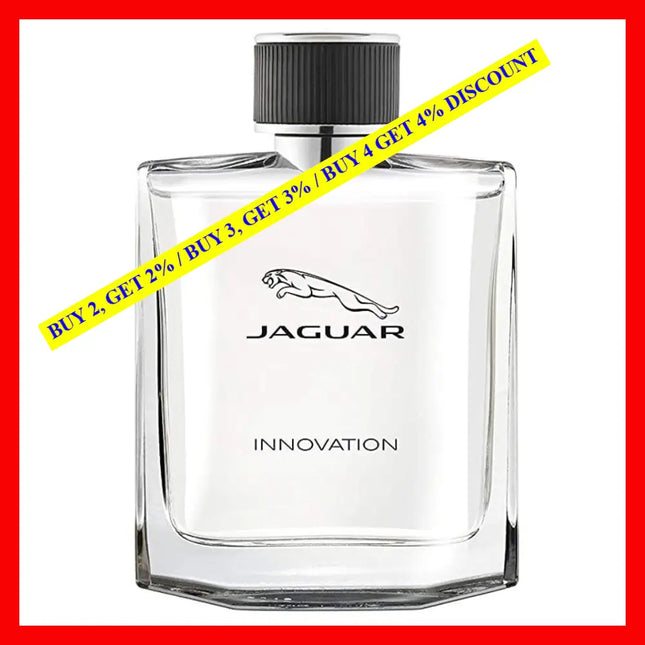 Jaguar Innovation Eau De Toiletteand For Men 3.4 Oz / 100 Ml