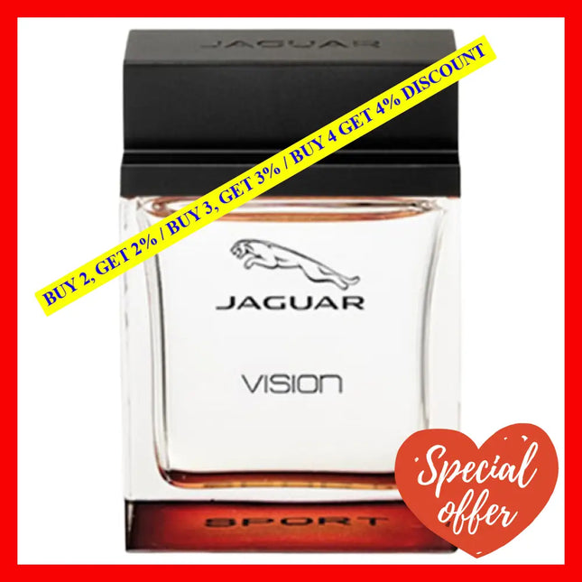 Jaguar Vision Sport Eau De Toiletteand For Men 3.4 Oz / 100 Ml