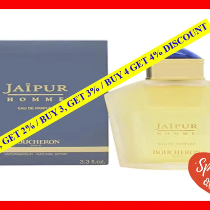 Jaipur Homme By Boucheron For Men - 3.4 Oz Edp Spray