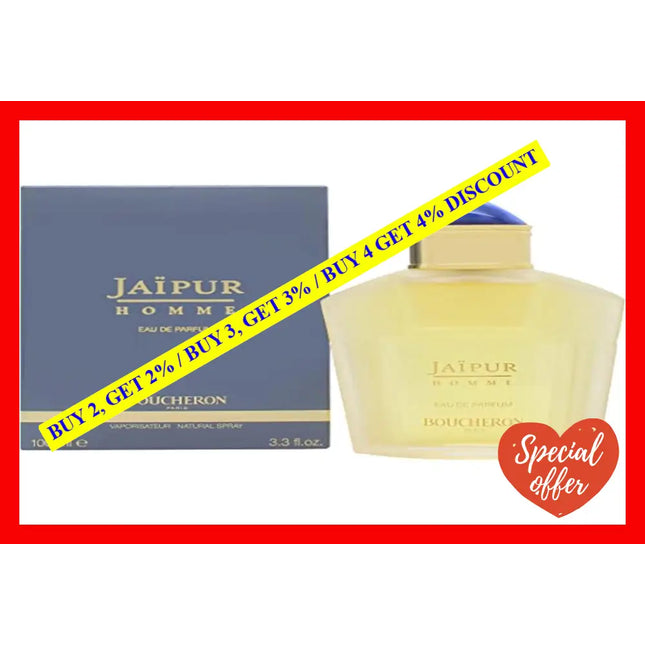 Jaipur Homme By Boucheron For Men - 3.4 Oz Edp Spray