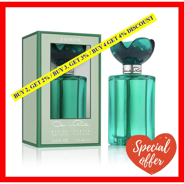 Jasmine By Oscar De La Renta For Women - 3.4 Oz Edt Spray