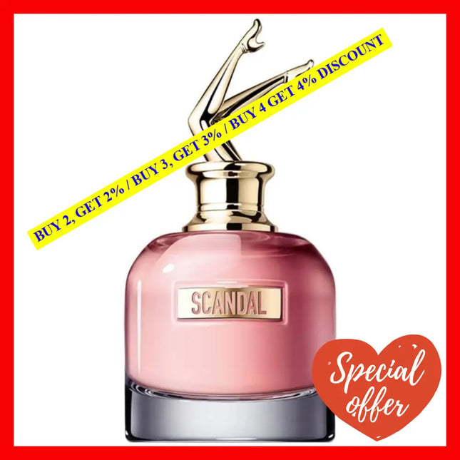Jean Paul Gaultier Scandal Eau De Parfum For Women 2.7 Oz / 80 Ml