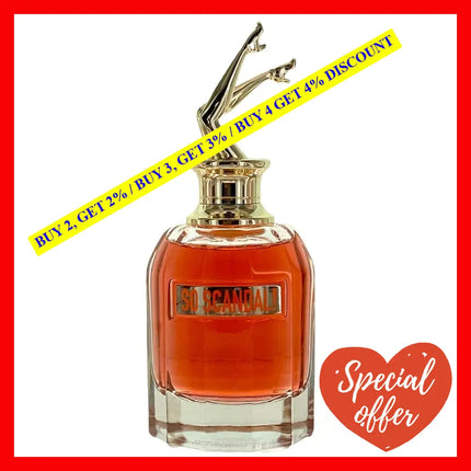 Jean Paul Gaultier So Scandal Eau De Parfum For Women 2.7 Oz / 80 Ml