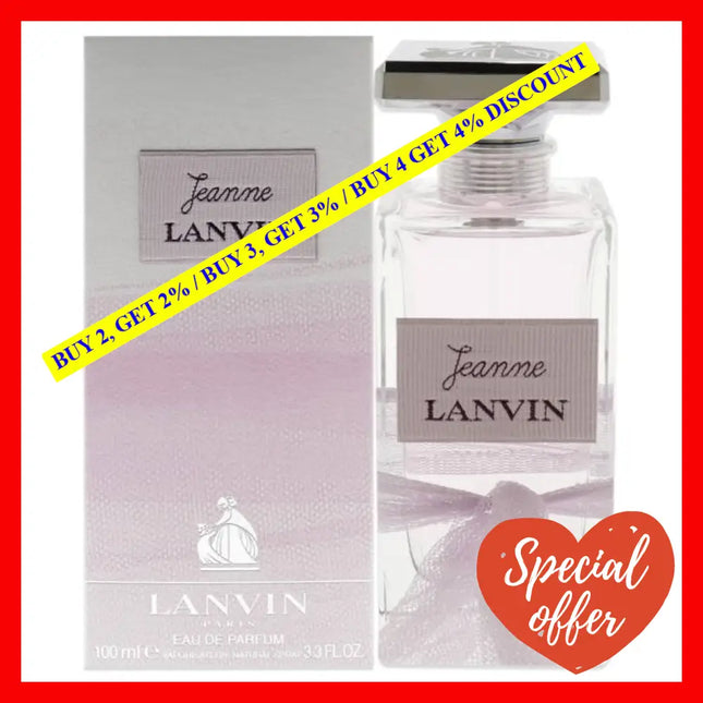 Jeanne Lanvin By For Women - 3.3 Oz Edp Spray