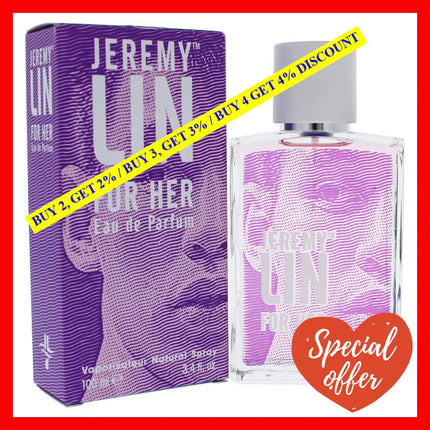 Jeremy Lin For Her By For Women - 3.4 Oz Edp Spray