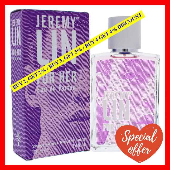 Jeremy Lin For Her By For Women - 3.4 Oz Edp Spray