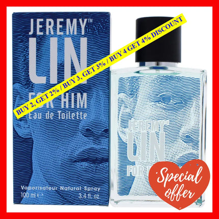 Jeremy Lin For Him By For Men - 3.4 Oz Edt Spray