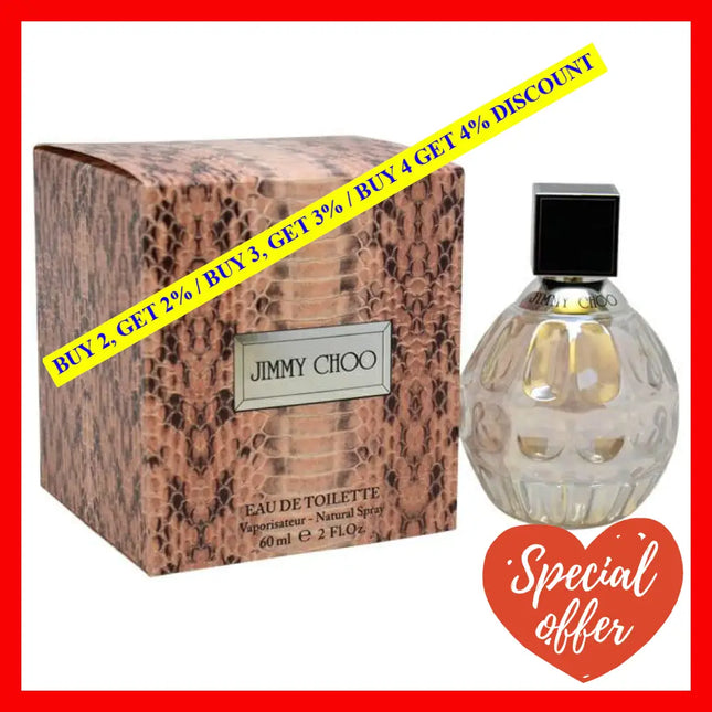 Jimmy Choo By For Women - 2 Oz Edt Spray