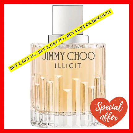 Jimmy Choo Illicit For Women Eau De Parfum Spray 2.0 Oz (60 Ml)