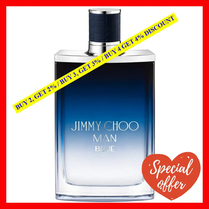 Jimmy Choo Man Blue Edt Spray 1.7 Oz (50 Ml)