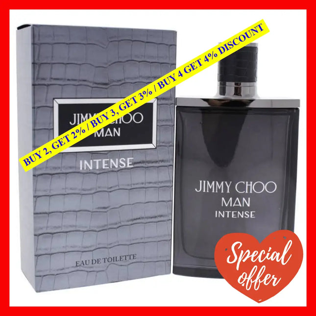 Jimmy Choo Man Intense By For Men - 3.3 Oz Edt Spray