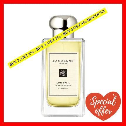 Jo Malone Lime Basil And Mandarin Eau De Cologne Unisex 3.3 Oz / 100 Ml