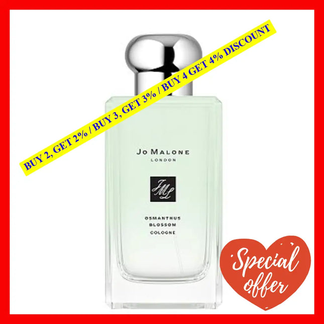 Jo Malone Osmanthus Blossom Unbox Eau De Cologne For Women Unboxed 3.4 Oz / 100 Ml
