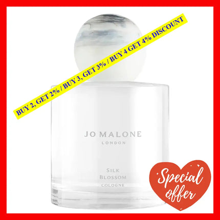 Jo Malone Silk Blossom Cologne Unbox Eau De Unboxed 3.4 Oz / 100 Ml