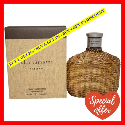 John Varvatos Artisan By For Men - 4.2 Oz Edt Spray