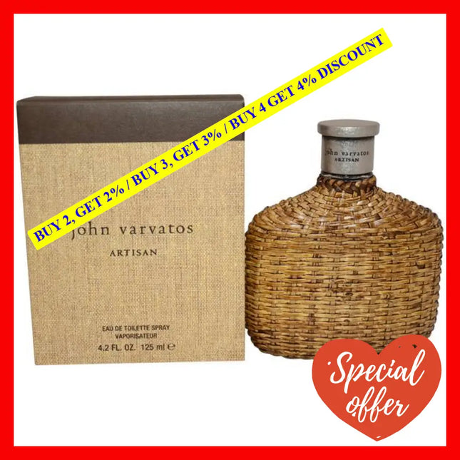 John Varvatos Artisan By For Men - 4.2 Oz Edt Spray