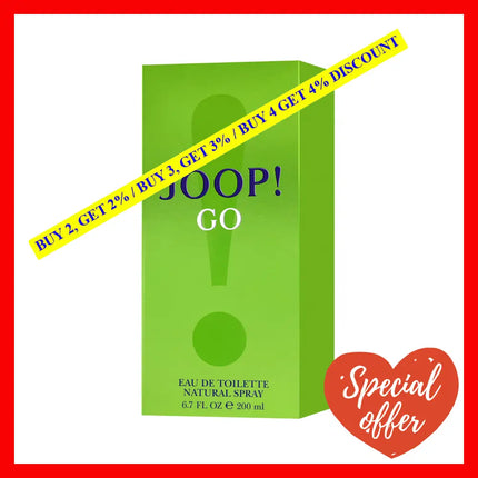 Joop Go By For Men - 6.7 Oz Edt Spray