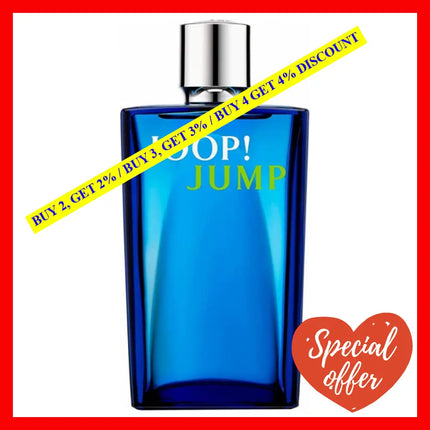 Joop Jump Eau De Toiletteand For Men 3.4 Oz / 100 Ml
