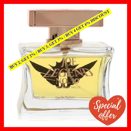 Joseph Jivago Joe Legend No.10 Eau De Parfumand For Women 3.4 Oz / 100 Ml