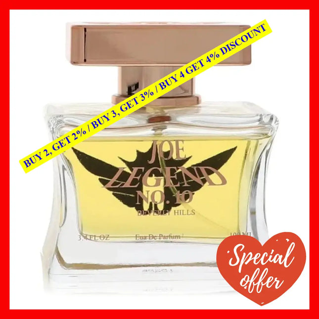 Joseph Jivago Joe Legend No.10 Eau De Parfumand For Women 3.4 Oz / 100 Ml