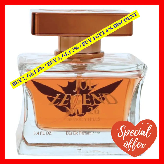Joseph Jivago Joe Legend No.26 Eau De Parfumand For Women 3.4 Oz / 100 Ml