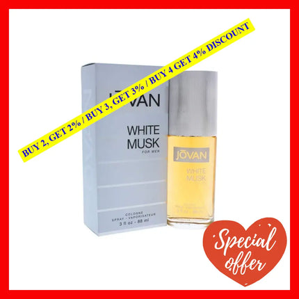 Jovan Black Musk By For Men - 3 Oz Cologne Spray